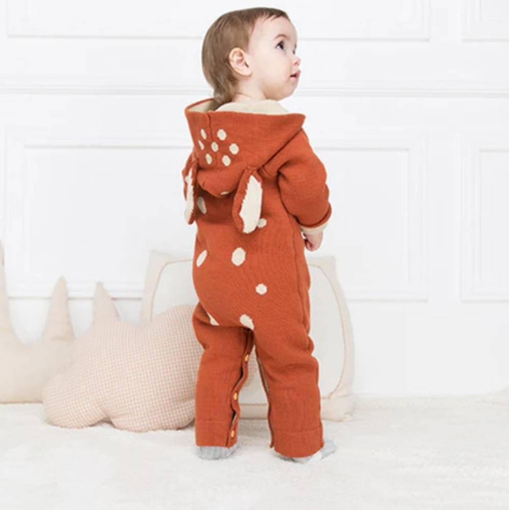 Kahlily Bambi Hooded Romper Sz 18 Month